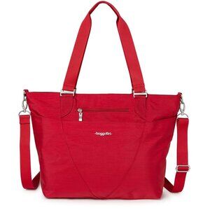 Baggallini Women's Apple Red Avenue Tote Bag with Crossbody Strap/NWT